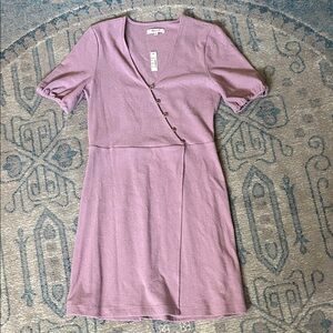 Madewell Lilac Buttoned Dress BNWT
